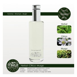 Vert femme 100ml. Eau de...