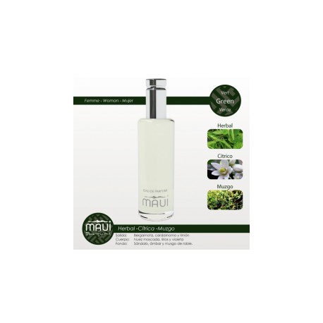 Vert femme 100ml. Eau de...